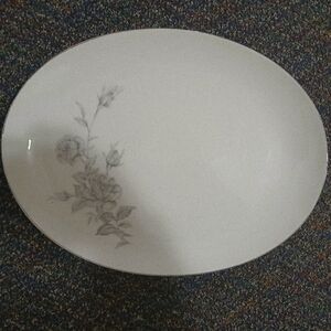 Collectible YAKAMA Floral Oval Platter Japan